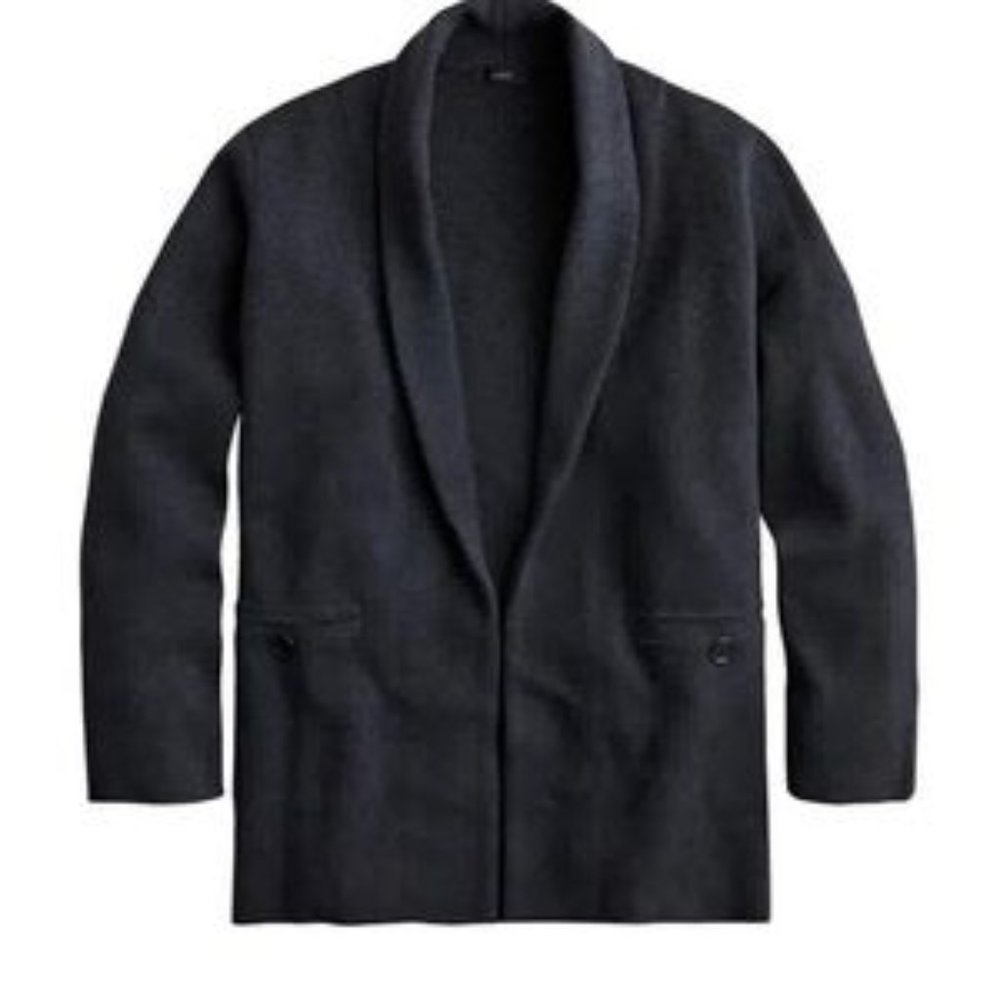 NWT: J. Crew Camille Sweater-Blazer Shawl Collar